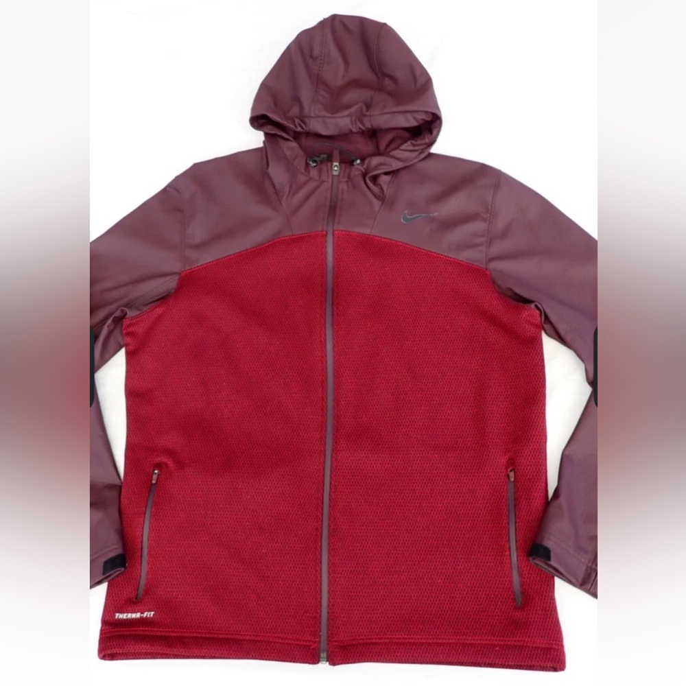 Nike Shield Chainmaille Jacket Therma-Fit Hooded Full Zip 624862-687 Waterproof